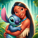 Stitch-Full Round Diamond Painting-30x30cm