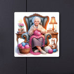 Grandmother-Full Round Diamond Painting-40x40cm