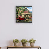 House-Full Round Diamond Painting-30x30cm