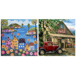 House-Full Round Diamond Painting-30x30cm