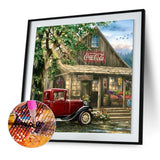 House-Full Round Diamond Painting-30x30cm