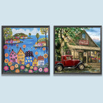House-Full Round Diamond Painting-30x30cm