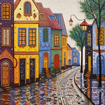 Color House-Full Round Diamond Painting-40x40cm