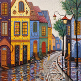 Color House-Full Round Diamond Painting-40x40cm