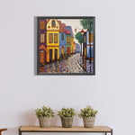 Color House-Full Round Diamond Painting-40x40cm
