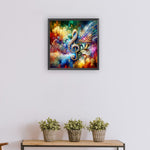 Color Music Symbols-Full Round Diamond Painting-30x30cm