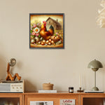 Retro-Full Round Diamond Painting-30x30cm