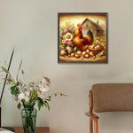 Retro-Full Round Diamond Painting-30x30cm