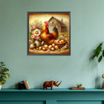 Retro-Full Round Diamond Painting-30x30cm