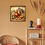 Retro-Full Round Diamond Painting-30x30cm