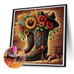 Retro-Full Round Diamond Painting-30x30cm