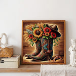 Retro-Full Round Diamond Painting-30x30cm