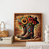 Retro-Full Round Diamond Painting-30x30cm
