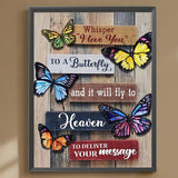 Butterfly Slogan-Full Round Diamond Painting-30x40cm