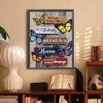 Butterfly Slogan-Full Round Diamond Painting-30x40cm
