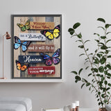 Butterfly Slogan-Full Round Diamond Painting-30x40cm