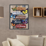 Butterfly Slogan-Full Round Diamond Painting-30x40cm
