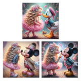 Life Of Pets Girl-Full Round Diamond Painting-30x30cm
