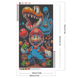Mario-Full Round Diamond Painting-40x70cm-Large Size