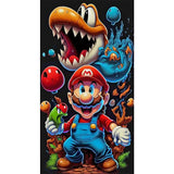 Mario-Full Round Diamond Painting-40x70cm-Large Size
