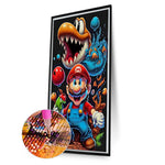 Mario-Full Round Diamond Painting-40x70cm-Large Size