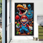 Mario-Full Round Diamond Painting-40x70cm-Large Size