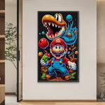 Mario-Full Round Diamond Painting-40x70cm-Large Size