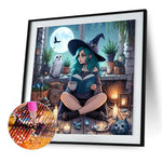 Magical Girl-Full Round Diamond Painting-50x50cm