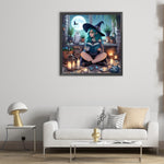 Magical Girl-Full Round Diamond Painting-50x50cm