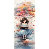 Girl-Full Round Diamond Painting-30x70cm-Large Size