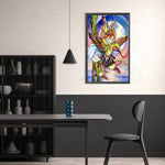Girl With Hummingbird-Full Round Diamond Painting-30x50cm