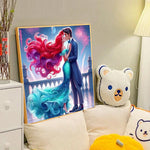 Mermaid-Full Round Diamond Painting-40x40cm