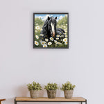 Horse-Full Round Diamond Painting-30x30cm
