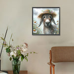 Donkey-Full Round Diamond Painting-30x30cm
