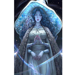 Girl-Full Round Diamond Painting-40x60cm-Large Size
