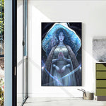 Girl-Full Round Diamond Painting-40x60cm-Large Size