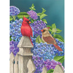 Hydrangea Bird-Full Round Diamond Painting-30x40cm