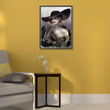Girl-Full Round Diamond Painting-45x60cm-Large Size