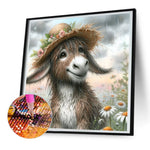 Donkey-Full Round Diamond Painting-30x30cm