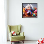 Funny Grandma-Full Round Diamond Painting-40x40cm