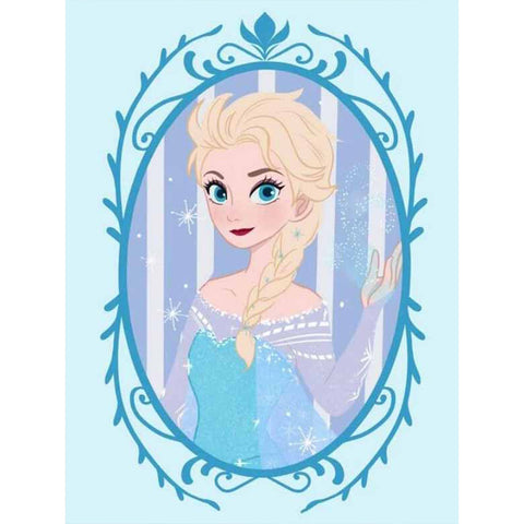 Disney Princess-Full Round Diamond Painting-30x40cm
