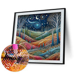 Color Woods-Full Round Diamond Painting-30x30cm