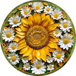 Sunflower-Full Round Diamond Painting-40x40cm