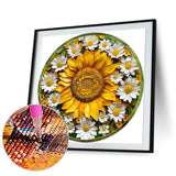Sunflower-Full Round Diamond Painting-40x40cm