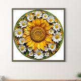 Sunflower-Full Round Diamond Painting-40x40cm