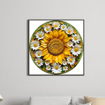 Sunflower-Full Round Diamond Painting-40x40cm