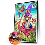 Summer Gnome-Full Round Diamond Painting-40x60cm-Large Size
