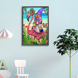 Summer Gnome-Full Round Diamond Painting-40x60cm-Large Size