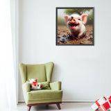 Pet Piggy-Full Round Diamond Painting-40x40cm