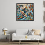 Color Surfer-Full Round Diamond Painting-50x50cm